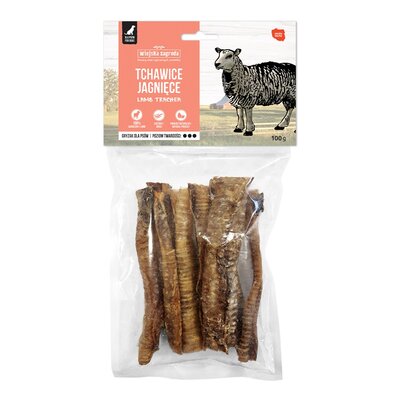 Przysmak dla psa WIEJSKA ZAGRODA Suszona tchawica jagnięca 100 g