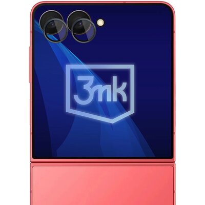 Szkło hartowane na obiektyw 3MK Lens Protection Pro do Samsung Galaxy Z Flip 7 Czarny