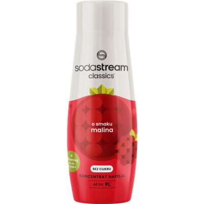 Syrop do saturatorów SODASTREAM Malina 2 x 440 ml bez cukru