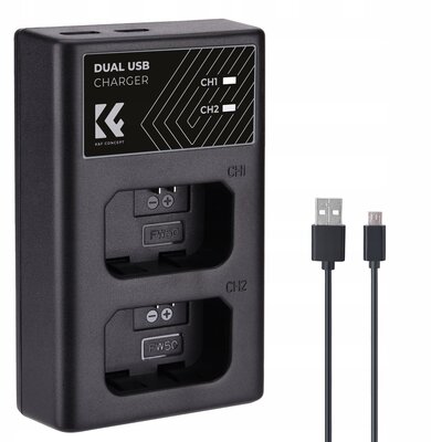 Ładowarka K&F CONCEPT KF28.0009 do Sony NP-FW50