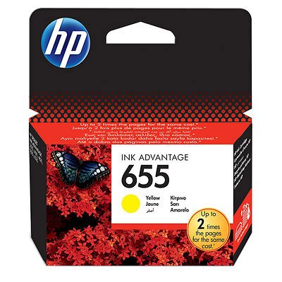 Tusz HP 655 Żółty 9 ml CZ112AE