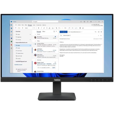 Monitor LENOVO ThinkVision S24-4E 23.8" 1920x1080px IPS 100Hz 4 ms