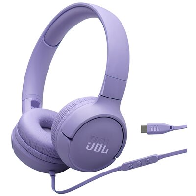 Słuchawki nauszne JBL Tune 520C USB-C Fioletowy