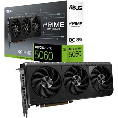 Karta graficzna ASUS Prime GeForce RTX 5060 OC Edition 8GB DLSS 4