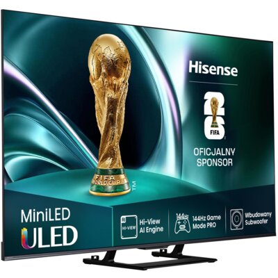 Telewizor HISENSE 55U7Q 55" MINILED 4K 144Hz VRR VIDAA Dolby Vision Dolby Atmos HDMI 2.1
