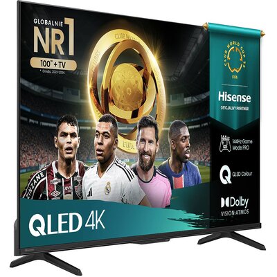 Telewizor HISENSE 50E7Q Pro 50" QLED 4K 144Hz VRR VIDAA Dolby Vision Dolby Atmos HDMI 2.1