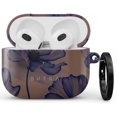Etui na słuchawki BURGA Velvet Night do Apple AirPods 3 Brązowo-niebieski