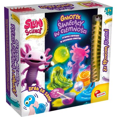 Zestaw kreatywny LISCIANI Slumi Science Gniotek świecący w ciemności 110353