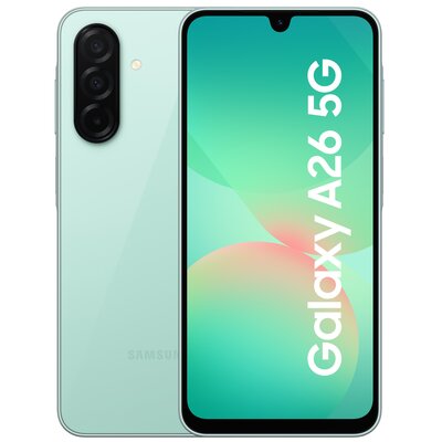 Smartfon SAMSUNG Galaxy A26 5G 6/128GB 6.7" 120Hz Zielony SM-A266
