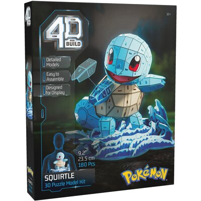 Puzzle 3D SPIN MASTER 4D Build Pokemon Squirtle (180 elementów)