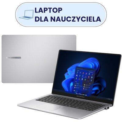 Laptop ASUS ExpertBook P1 P1503CVA-S71231X 15.6" IPS i5-13420H 16GB RAM 512GB SSD Windows 11 Professional
