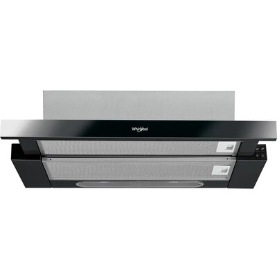 Okap WHIRLPOOL AKR 750 G K Szary 304m3/h 62dB klasa D Włącznik i wyłącznik oświetlenia