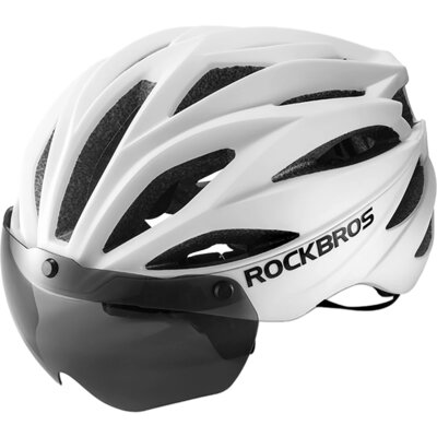 Kask rowerowy ROCKBROS 8386824304039 Biały mat Szosowy (rozmiar 58-62)