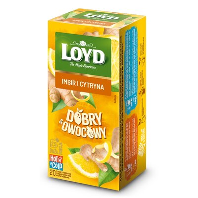Herbata LOYD Dobry & Owocowy Imbir i cytryna (20 sztuk)