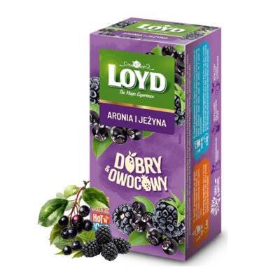 Herbata LOYD Dobry & Owocowy Aronia i jeżyna (20 sztuk)