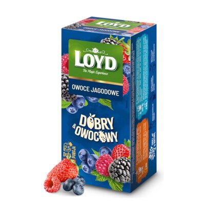 Herbata LOYD Dobry & Owocowy Owoce jagodowe (20 sztuk)