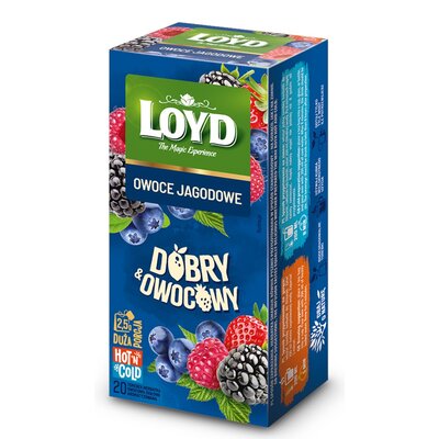 Herbata LOYD Dobry & Owocowy Owoce jagodowe (20 sztuk)