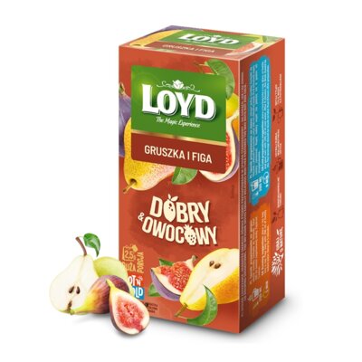 Herbata LOYD Dobry & Owocowy Gruszka i figa (20 sztuk)
