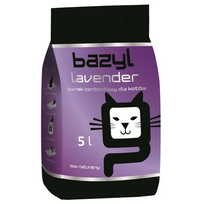Żwirek dla kota BAZYL Lavender 5 l