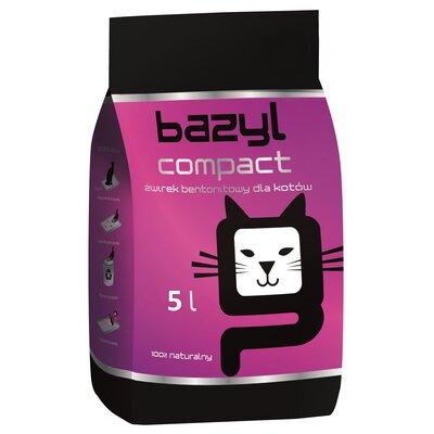 Żwirek dla kota BAZYL Compact 5 l
