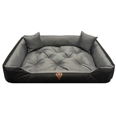 Legowisko dla psa OSKAR Comfortable Szaro-czarny 75 x 65 cm