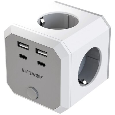 Kostka zasilająca BLITZWOLF BW-EC2 8-in-1 4xAC / 2 x USB-A / 2 x USB-C