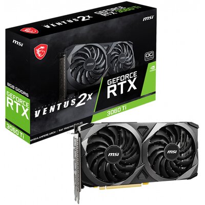 Karta graficzna MSI GeForce RTX 3060 Ti Ventus 2X 8GB OC LHR