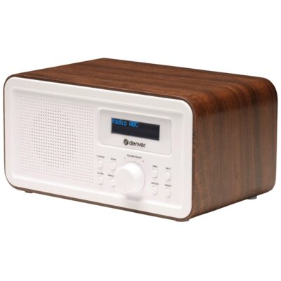 Radio DENVER DAB-30DW Biały-drewno