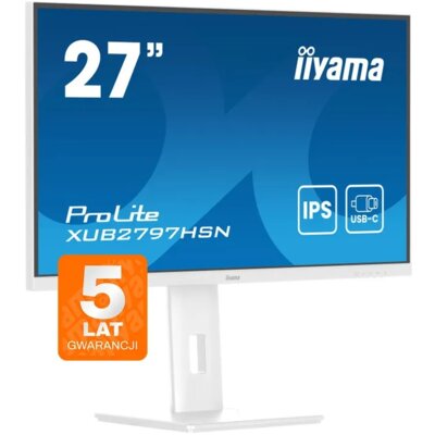 Monitor IIYAMA ProLite XUB2797HSN-W2 27" 1920x1080px IPS 100Hz 1 ms