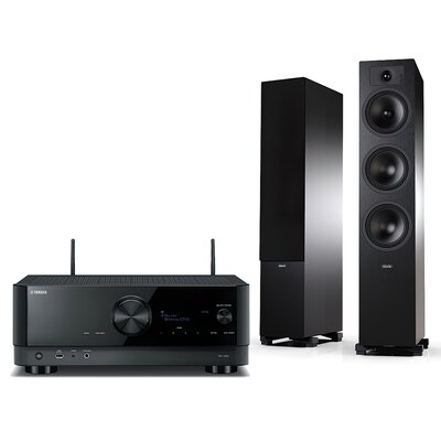 Zestaw stereo YAMAHA RX-V6A + INDIANA LINE Tesi 6 Czarny