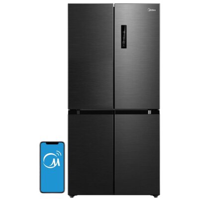Lodówka MIDEA MDRF632FIE45 Side by Side No Frost 177.5cm Czarna
