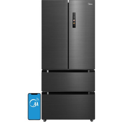 Lodówka MIDEA MDRF692FIC45 Side by Side No Frost 189.8 cm Antracyt