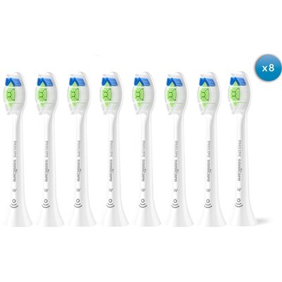 Końcówka szczoteczki PHILIPS Sonicare W2 HX6068/87 Średnio miękkie włókna (8 szt.) (Wybielające)