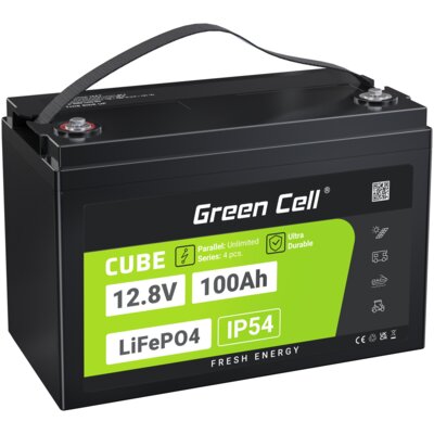 Akumulator GREEN CELL LFPGC12V100AH 100Ah 12.8V