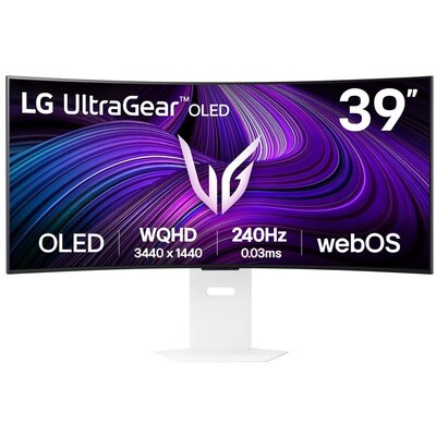 Monitor LG UltraGear 39GX90SA-W.AEU 39" 3440x1440px OLED 240Hz 0.03 [GTG] Curved