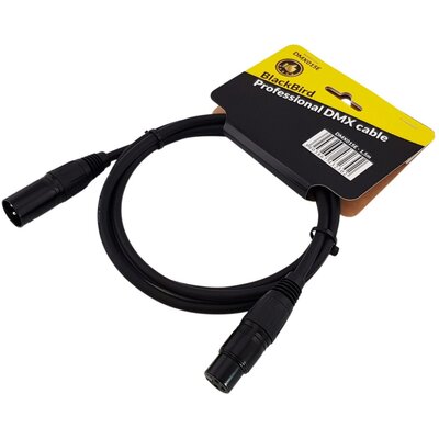 Kabel BLACKBIRD DMX015E XLR męski - XLR żeński Oświetleniowy 1.5 m