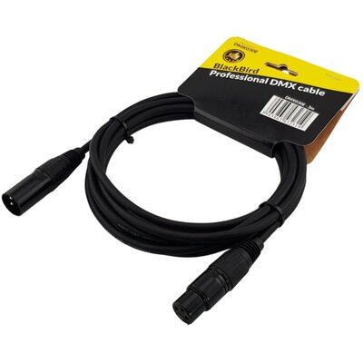 Kabel BLACKBIRD DMX030E XLR męski - XLR żeński Oświetleniowy 3 m