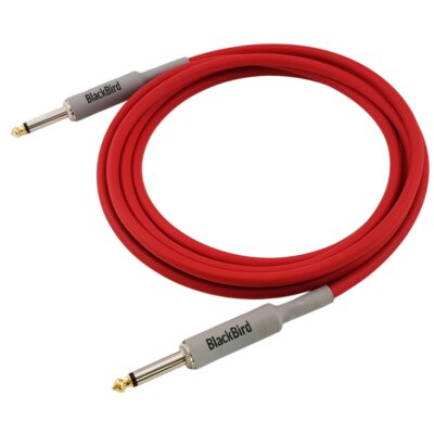 Kabel BLACKBIRD BBIC3-PS7-RED Jack 6.3 mm - Jack 6.3 mm 3 m