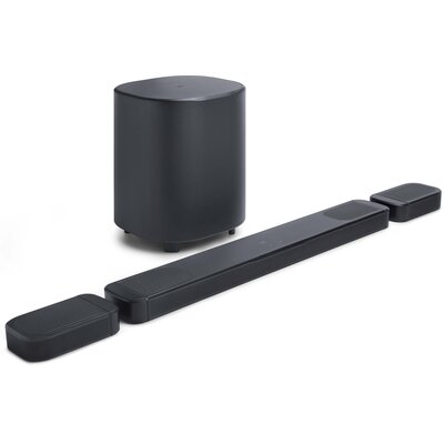 Soundbar JBL BAR 1000 MkII Czarny 7.1.4-kanałowy, Bezprzewodowy Subwoofer, 4K, Dolby Atmos, HDMI eARC, DTS:x, MultiBeam™ 3.0