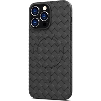 Etui HURTEL Woven Case MagSafe do Apple iPhone 15 Pro Czarny