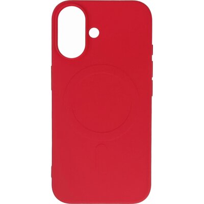 Etui HURTEL Liquid Silicone Case MagSafe do Apple iPhone 16 Czerwony
