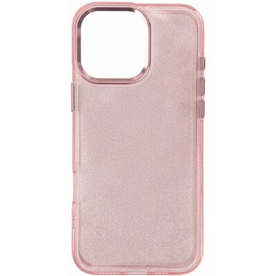 Etui HURTEL Glitter Case do Apple iPhone 16 Pro Różowo-przezroczysty