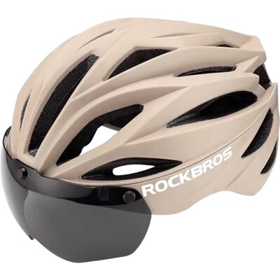 Kask rowerowy ROCKBROS 8386824304046 Brązowy Szosowy (rozmiar 58-62)