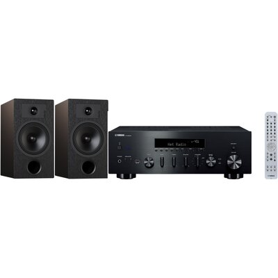 Zestaw stereo YAMAHA MusicCast R-N600A Czarny + INDIANA LINE Tesi 3 Czarny
