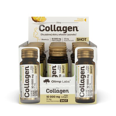 Kolagen OLIMP Collagen Shot Ananasowy (9 x 25 ml)