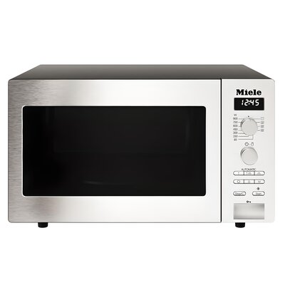 Kuchenka mikrofalowa MIELE M 6012 SC 900W średnica 32.5 cm pojemność 26L EasyControl Auto Defrost Srebrno-czarny