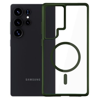 Etui 3MK Satin Guardx MagCase do Samsung Galaxy S25 Ultra Zielony