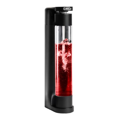 Saturator GASUP Quokka z możliwością gazowania dowolnego napoju Czarny