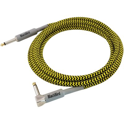 Kabel BLACKBIRD BBIC3K-PS7-BY Jack 6.3 mm kątowy - Jack 6.3 mm 3 m