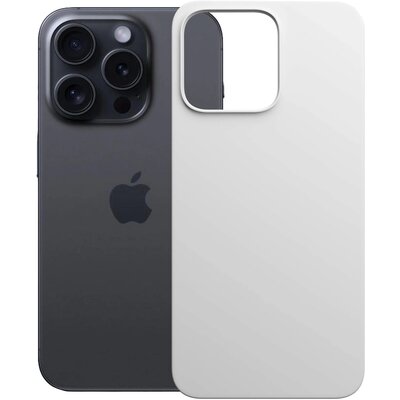 Etui 3MK Hardy MagSilicone do Apple iPhone 15 Pro Max Srebrno-biały